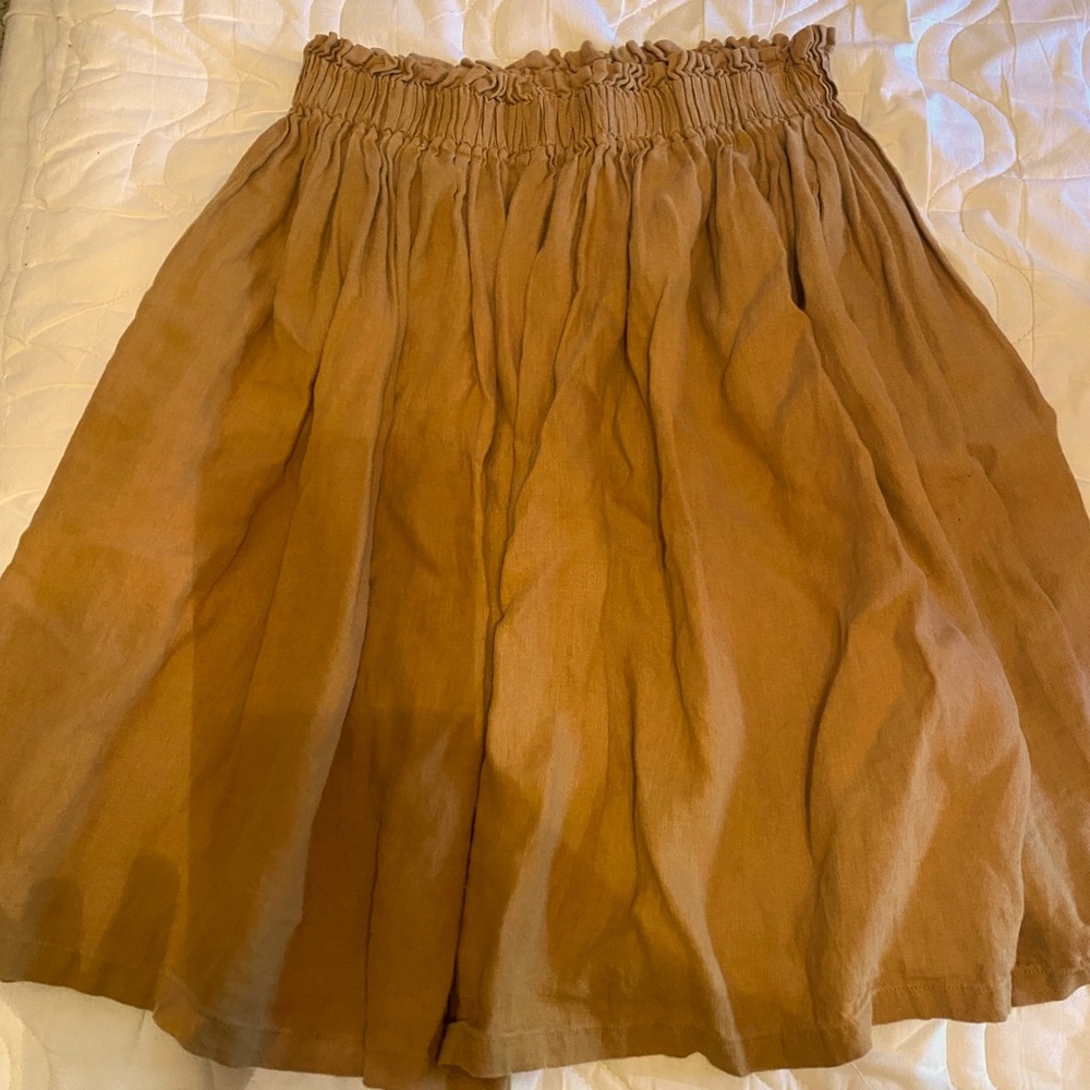 Linen fairy tales high waisted skirt